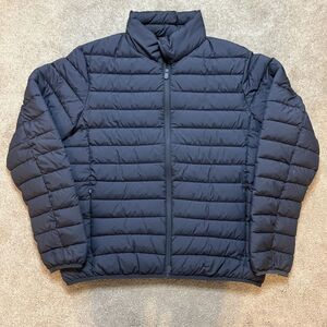 Save the Duck Puffer Jacket Mens Large Gray Ultra Light Plumtech Eco Friendly